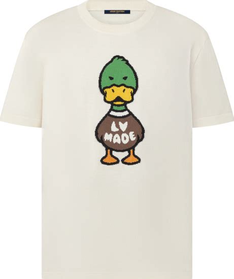 lv duck t shirt|Louis Vuitton x Nigo Intarsia Jacquard Duck Short .